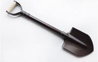 Лопата пехотная с металл. черенком и V-образной ручкой (500)